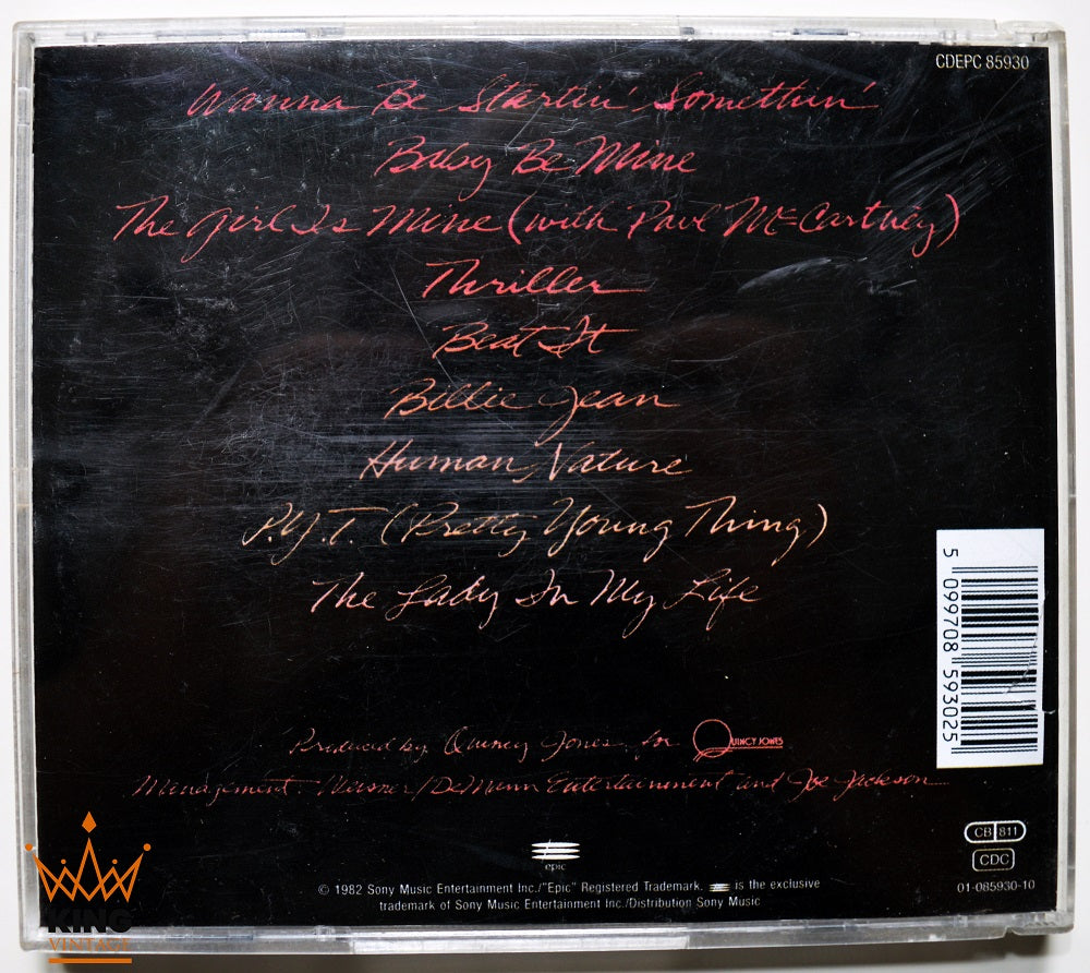 Michael Jackson  Thriller 25 CD Album (no sleeve) [EU] – King Of Shop - Michael  Jackson Merchandise
