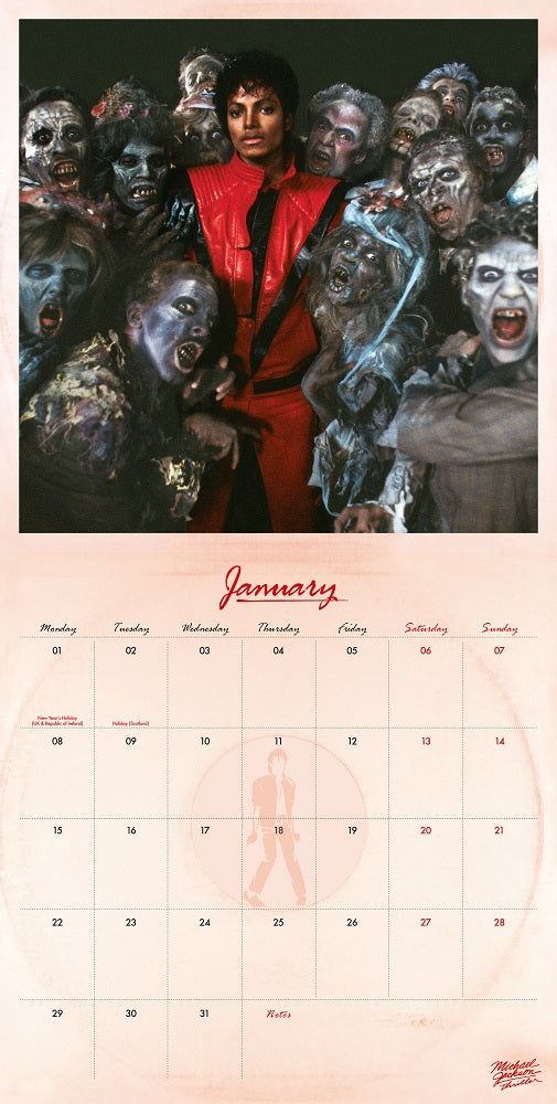 Michael Jackson - 2018 Calendar Collector Edition – King Of Shop